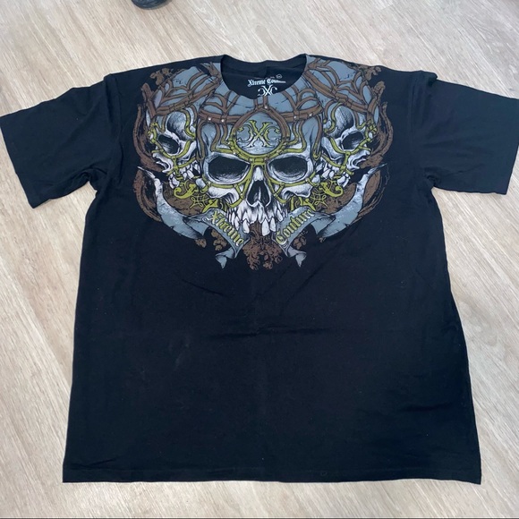 xtreme couture tshirt Studded size 3XL men - Picture 1 of 8